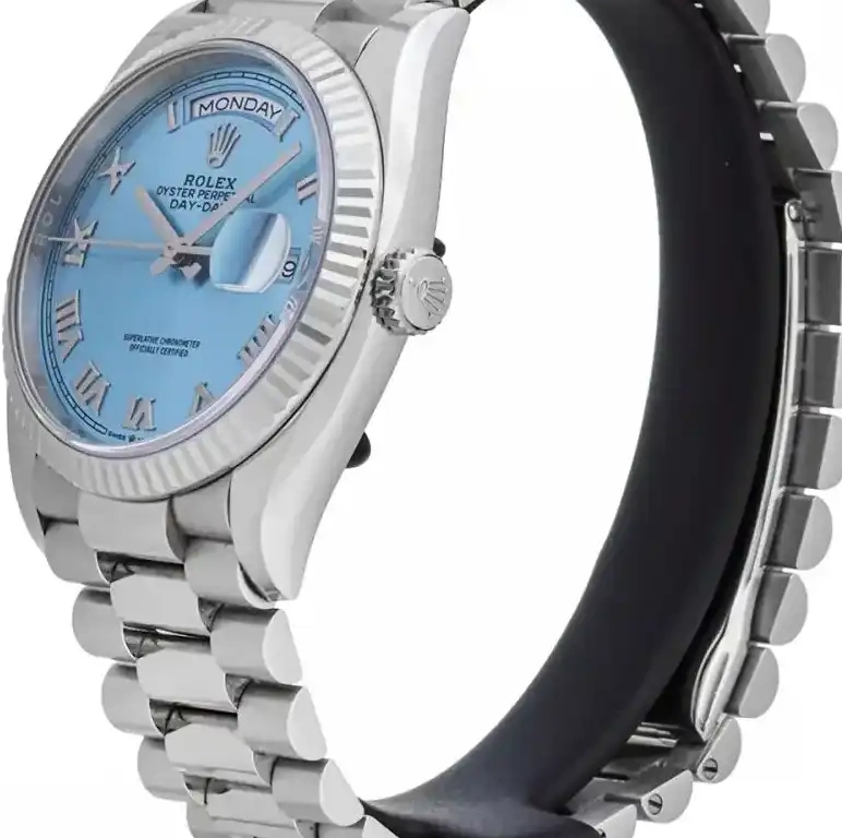 PrestigiousJewelrys 128236 Day-Date Rolex Platinum 0607
